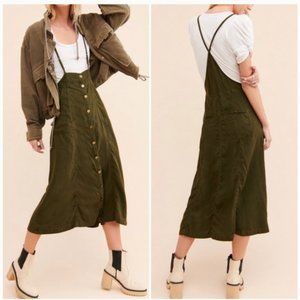 Anthro Pilcro Letterpress overall Francoise skirt